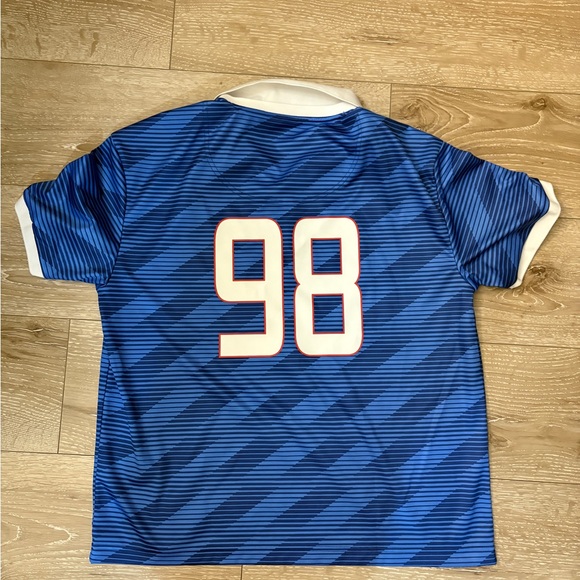 Hollister Blue Striped Polo Shirt - Picture 4 of 4